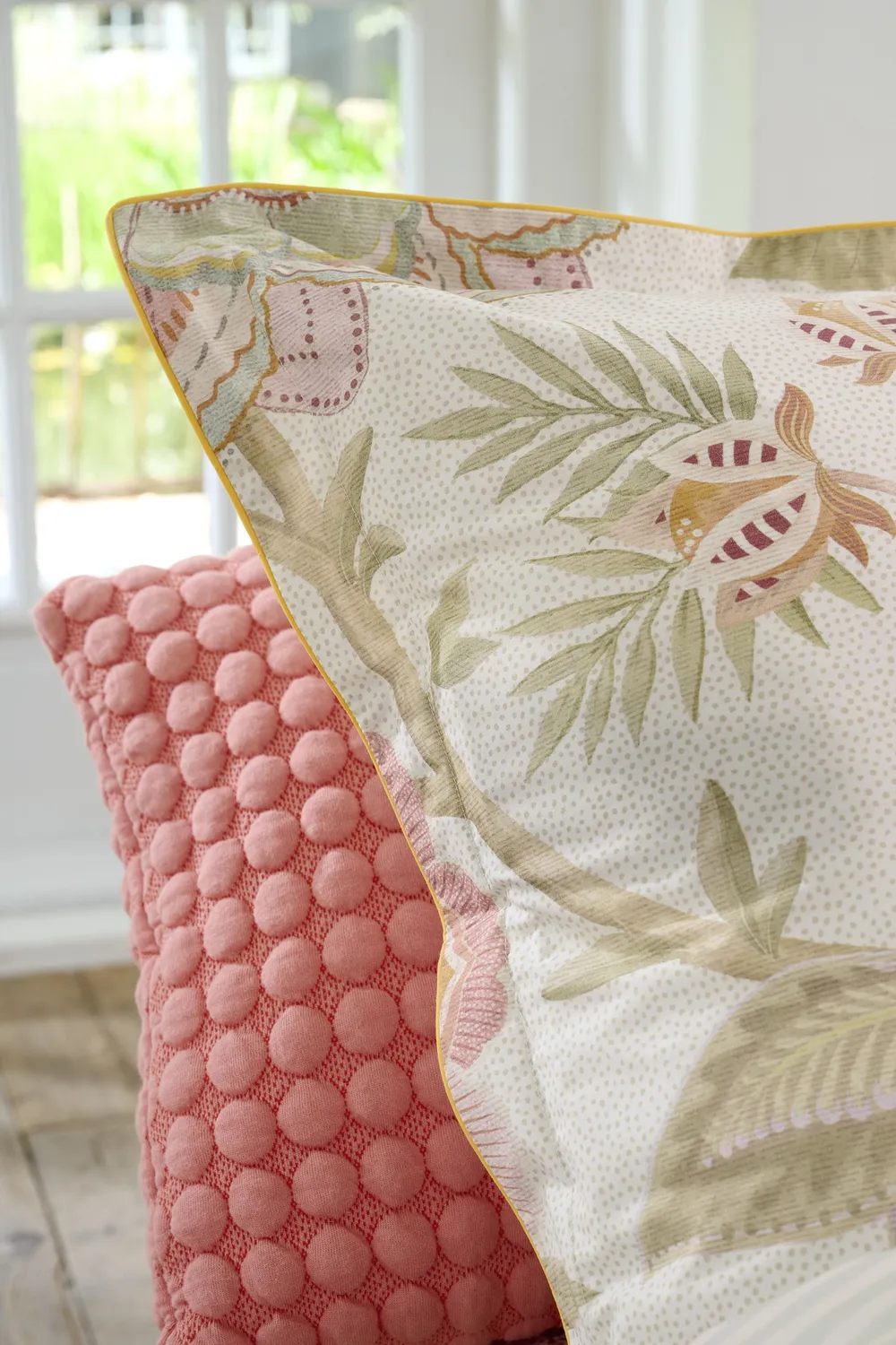 Pip Studio Bombay Bold dynetrekk offwhite 140x200cm bomull