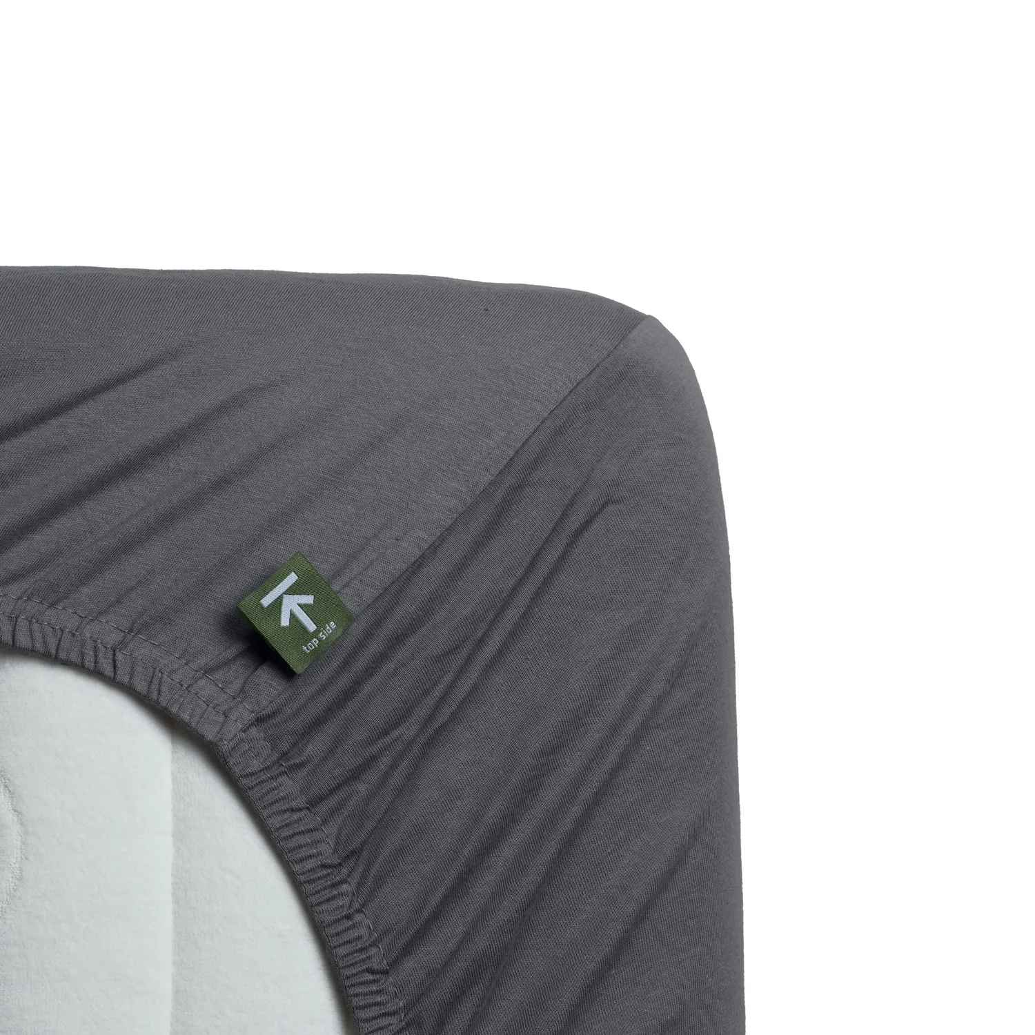 Beddinghouse Jersey Super Stretch laken 90x200 grå bomull