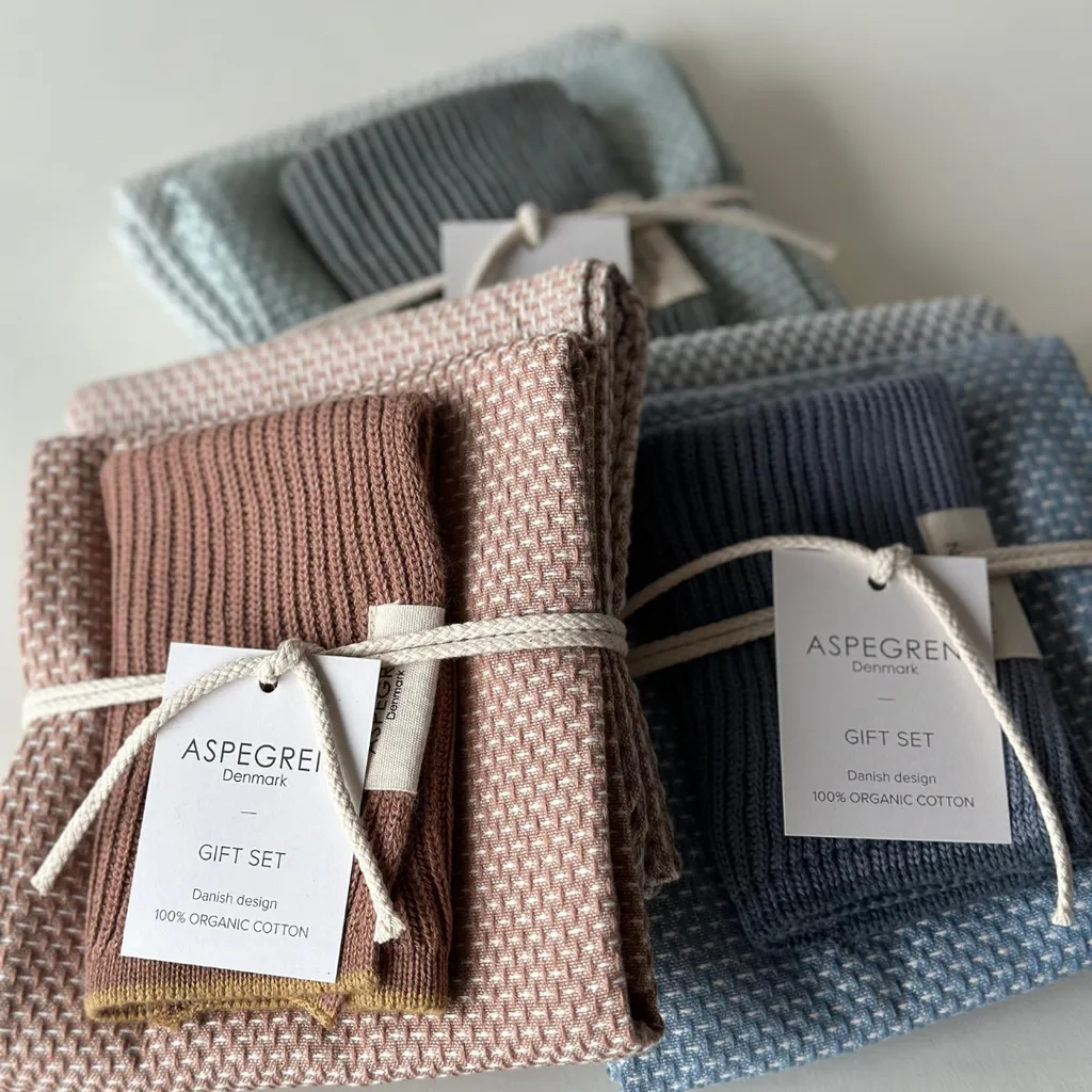 Aspegren Denmark Kitchen Gift Set Moonlight Blue kjøkkensett 3-delt