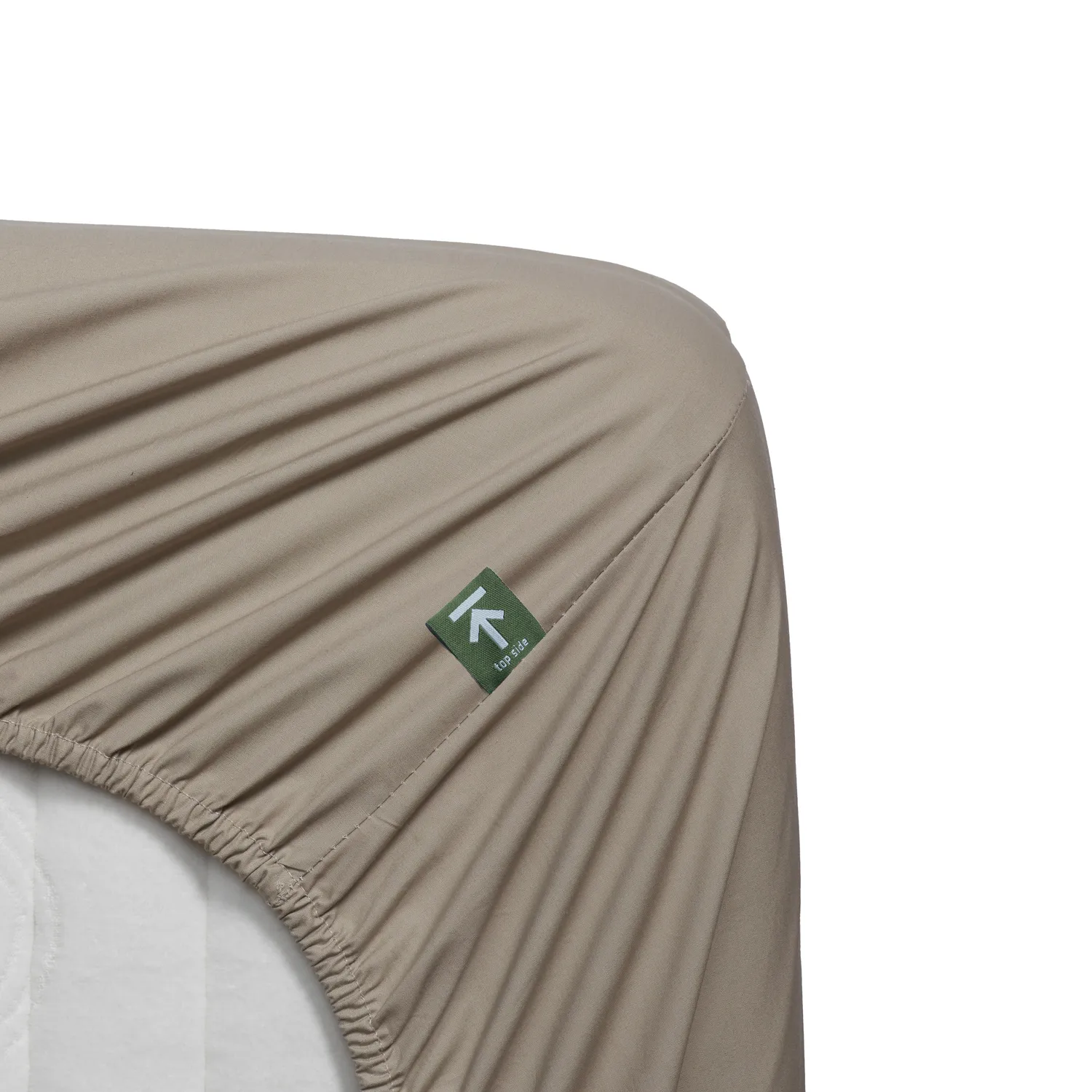 Beddinghouse Percale laken sand 90x200 cm bomull