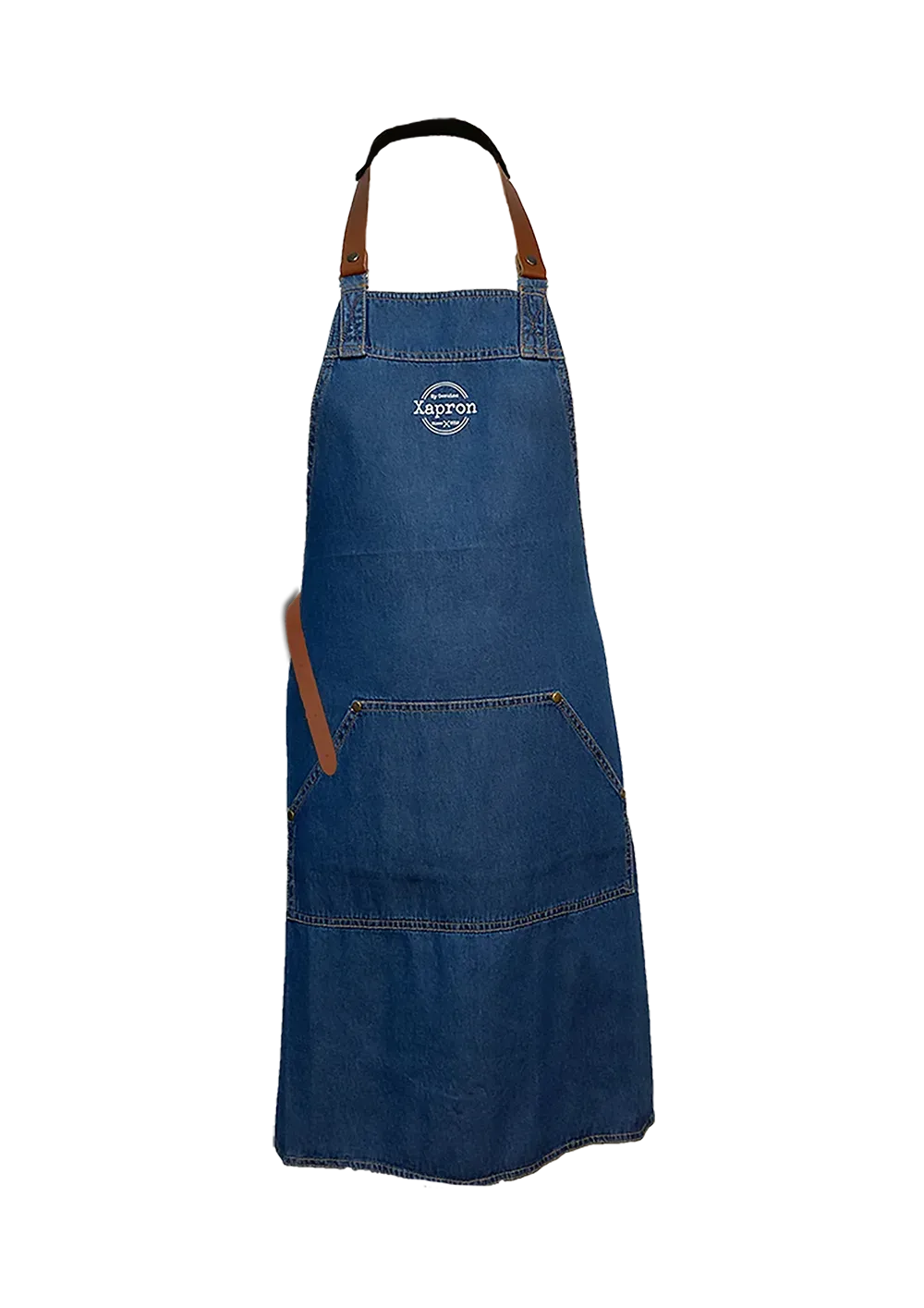 Xapron Arizona denimforkle 87 cm resirkulert bomull