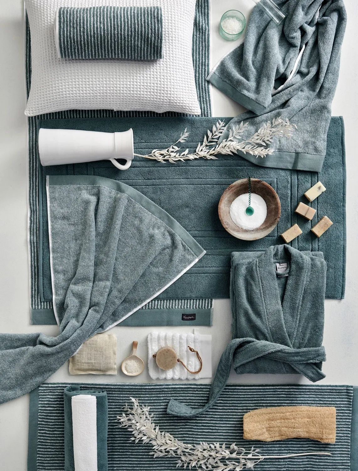 Vandyck Home Uni håndkle 60x110 pearl blue bomull