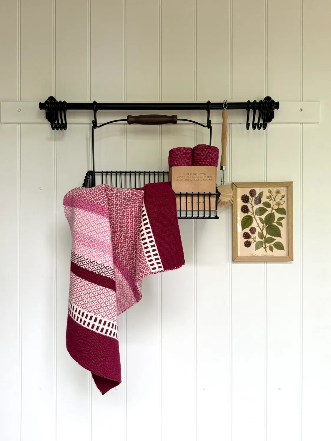 Solwang Design Restgarn karklut pink berry oeko-tex