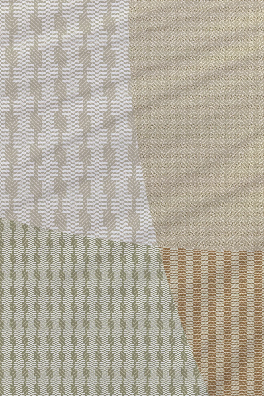 Beddinghouse Tove dynetrekk 140x200 naturel abstrakt