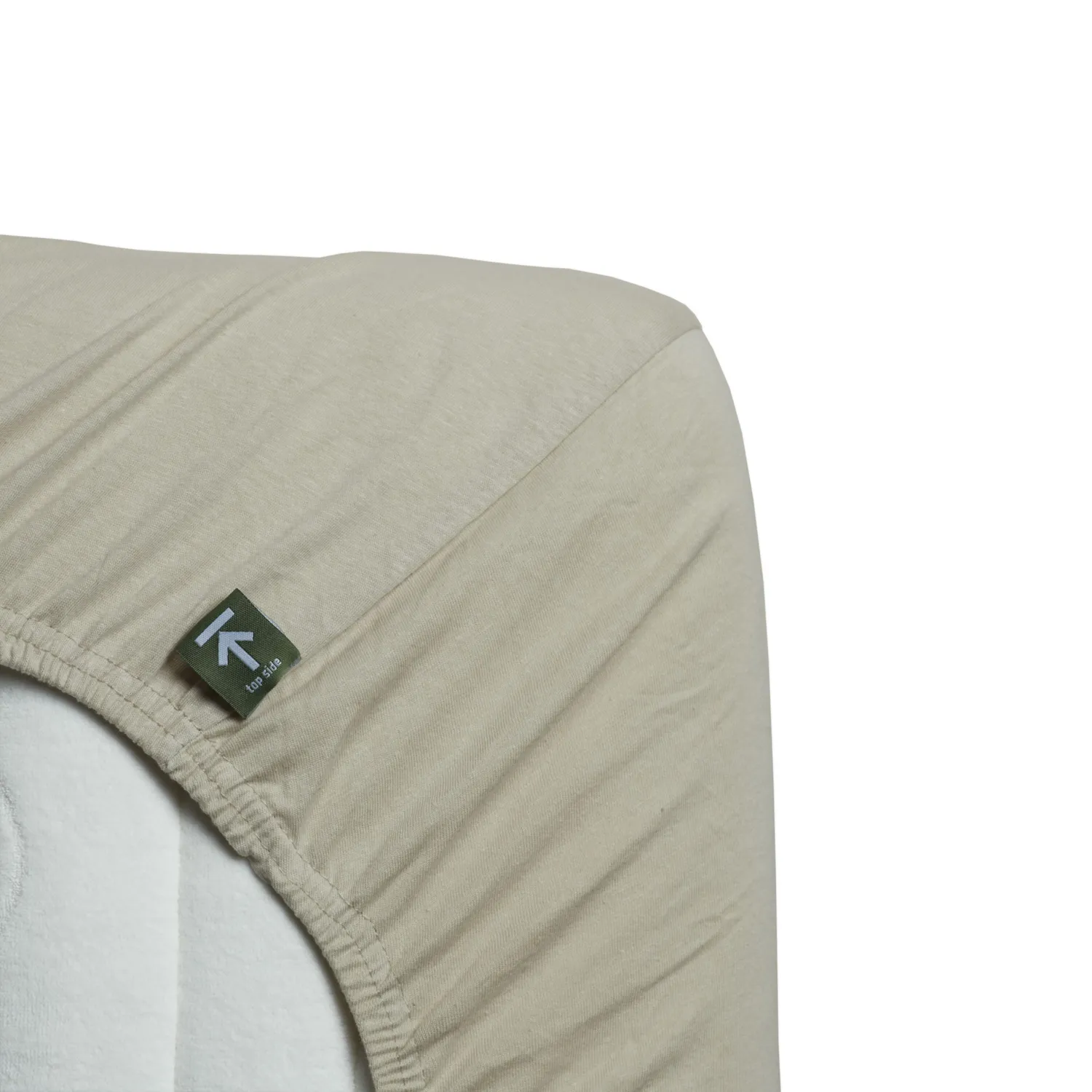 Beddinghouse Jersey Stretch laken 90x200 sand bomull