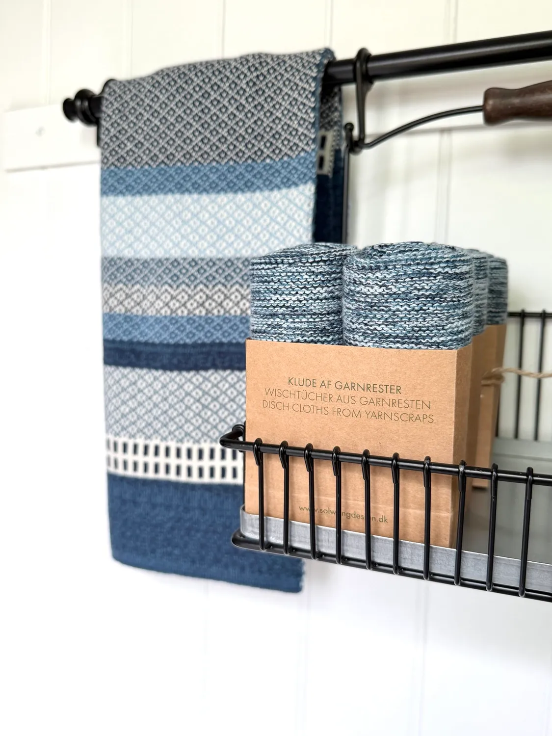 Solwang Design kluter dueblå restegarn OEKO-TEX