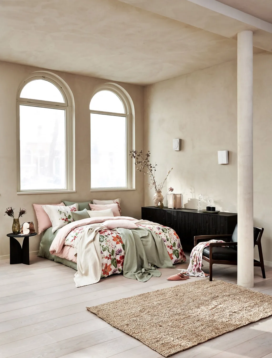 Vandyck Washed Cotton dynetrekksett 140x200 rosa bomull