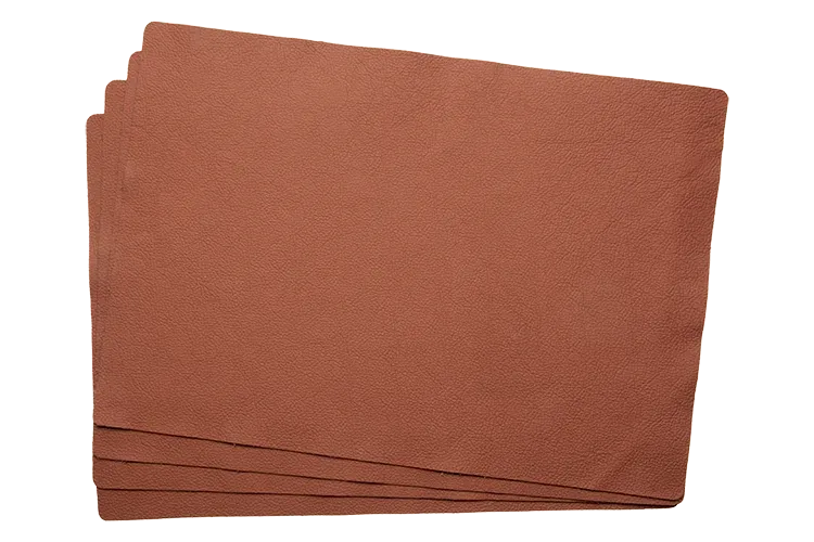 Xapron Bovine bordbrikker i skinn 4 stk 43x30 cm