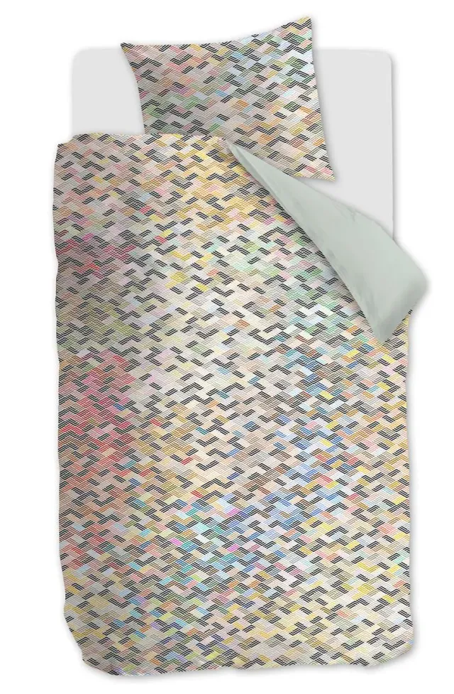 Beddinghouse Dutch Design Ray dynetrekk 200x200 multi øko