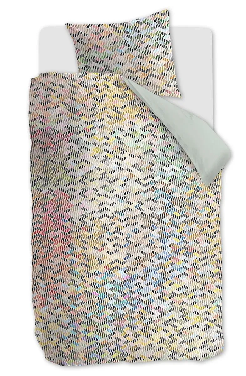 Beddinghouse Dutch Design Ray dynetrekk 200x200 multi øko