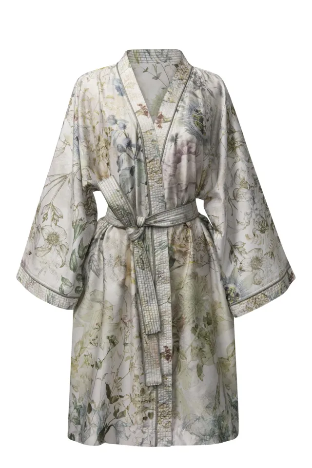 Kardol The Retreat morgenkåpe L/XL pastel bomullssateng