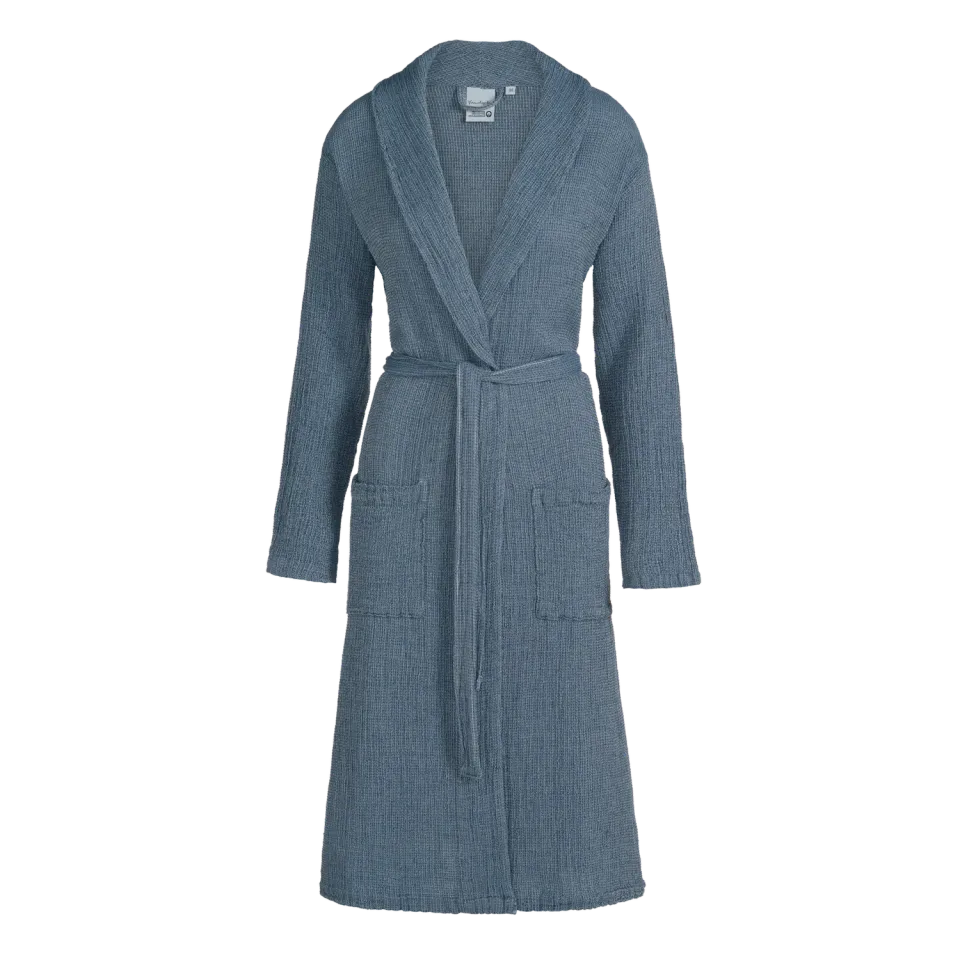 Vandyck Cleveland badekåpe herre vintage blue GOTS