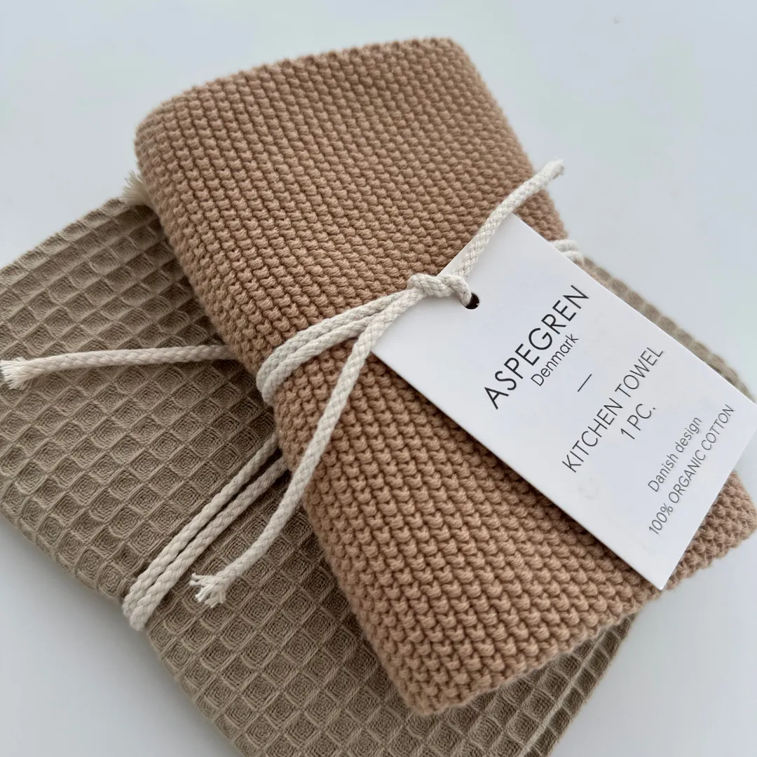 Aspegren Denmark Solid kjøkkenhåndkle Toast 40x50 cm økologisk