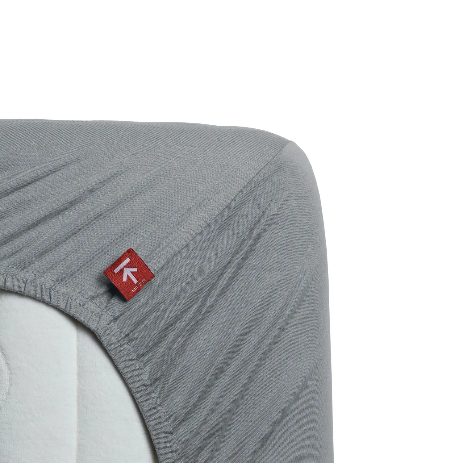 Beddinghouse Jersey Super Stretch laken 180x200 blågrått