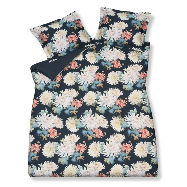 Vandyck Floral Bliss dynetrekksett 140x200 blå blomster
