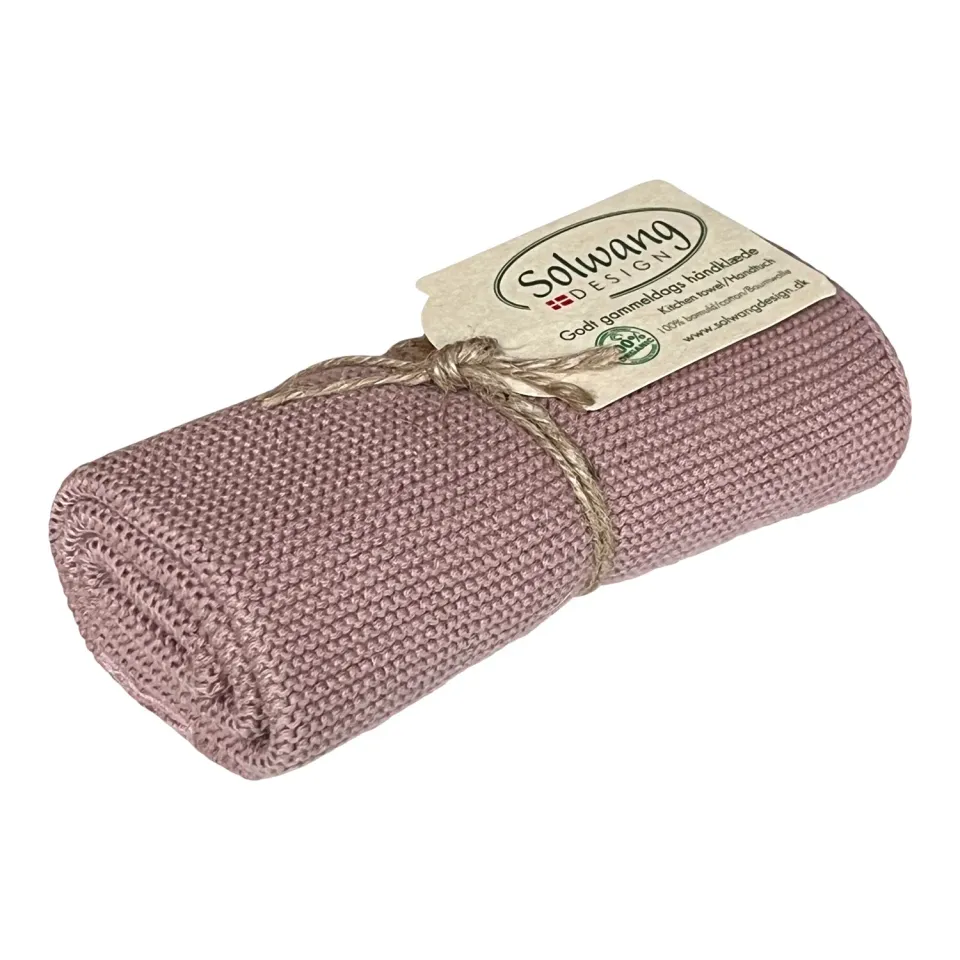Solwang Design håndkle støvet rosa 1-pk økologisk