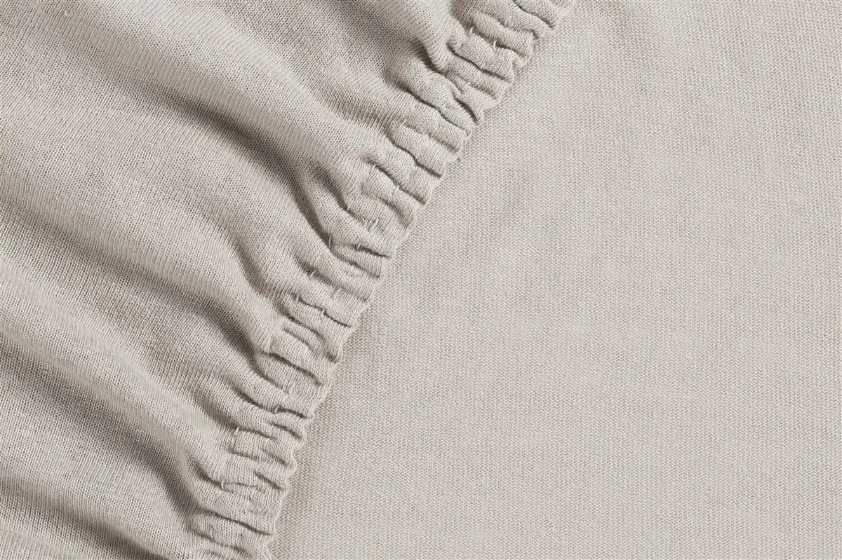 Ambiante Jersey topplaken 90x200 offwhite bomull