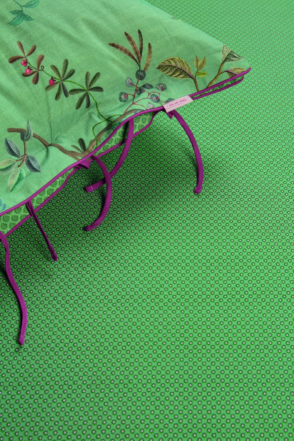 Pip Studio Twinkle Star laken 160x200 mellomgrønn bomull