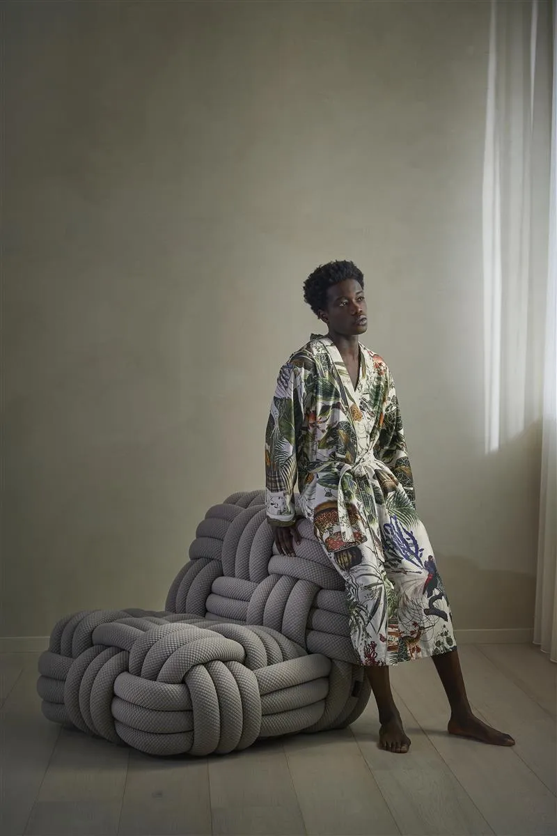 MOOOI Menagerie Kimono morgenkåpe S-M elfenben