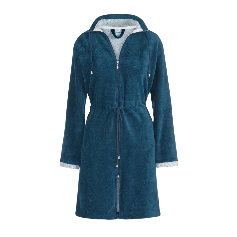 Vandyck Chicago badekåpe marine Large velour