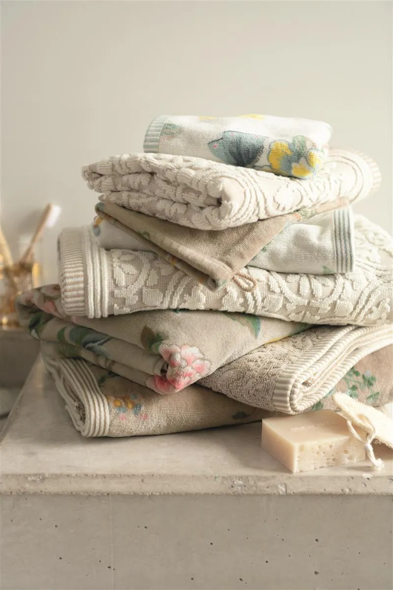 Pip Studio Tile de Pip badlaken 140x70 cm khaki jacquard