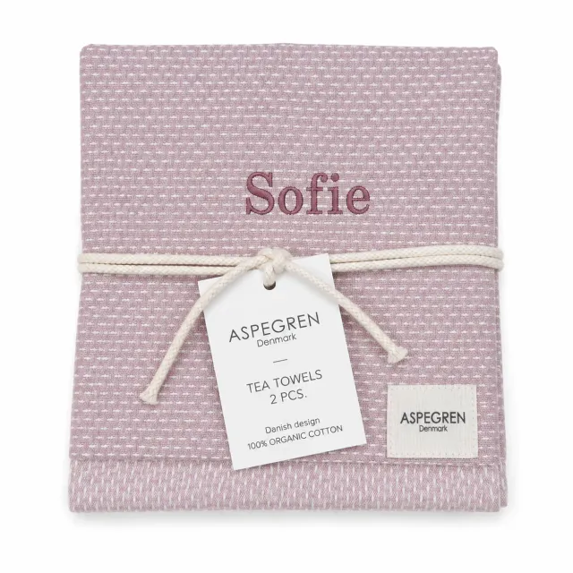 Aspegren Gastro kjøkkenhåndkle wood rose 2-pk navn