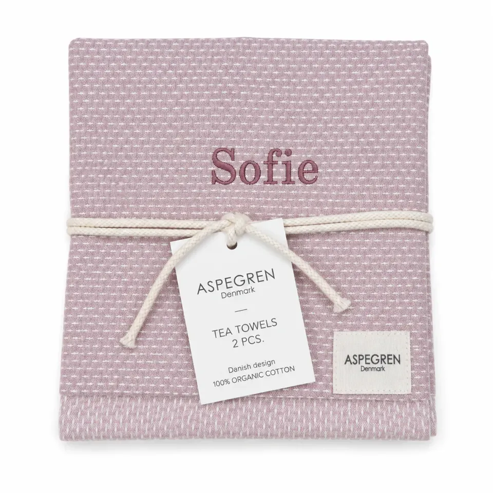 Aspegren Gastro kjøkkenhåndkle wood rose 2-pk navn