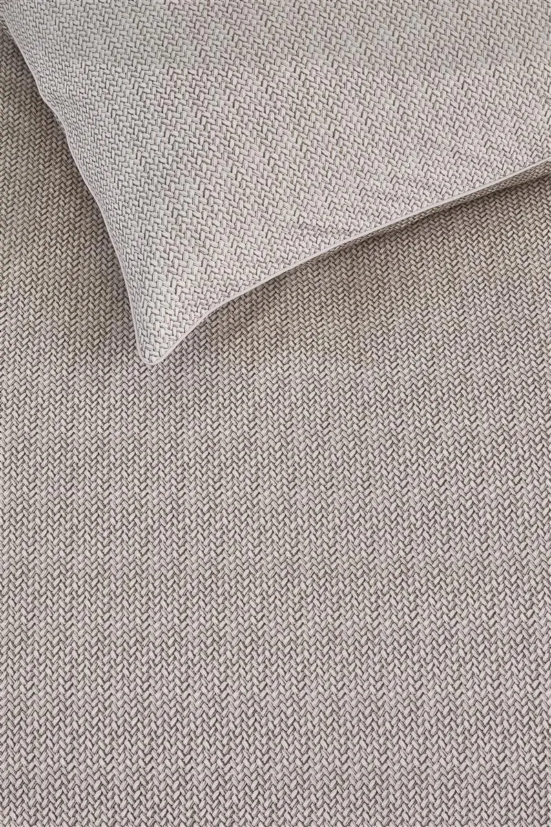 Riviera Maison Twisted dynetrekksett sand bomull