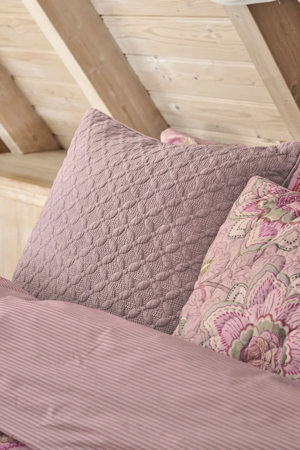Pip Studio Mumbai Morning sprei 150x200 rosa bomull