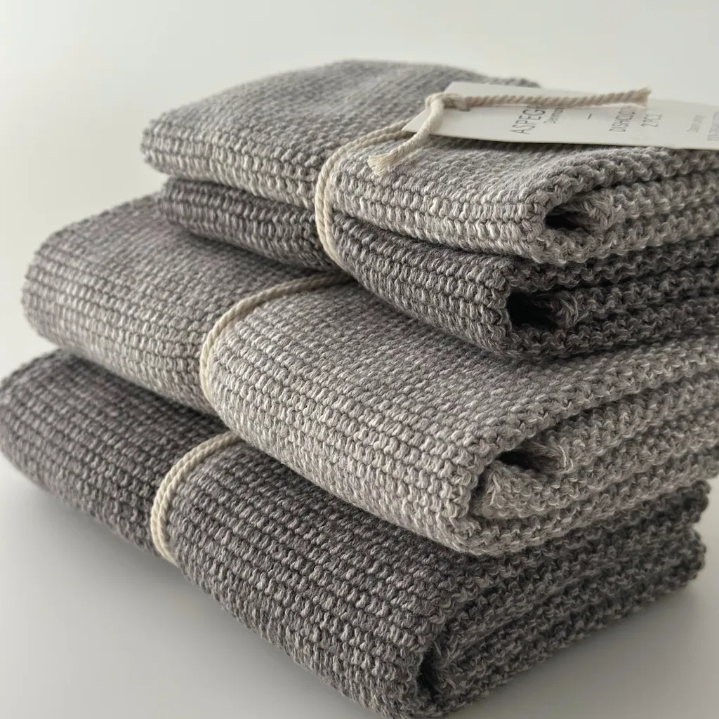 Aspegren Denmark Blend karklut grå 26x26 2-pk bomull