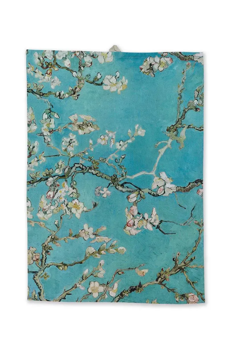 Beddinghouse x Van Gogh Museum Blossom Tea kjøkkenhåndkle 50x70 blå