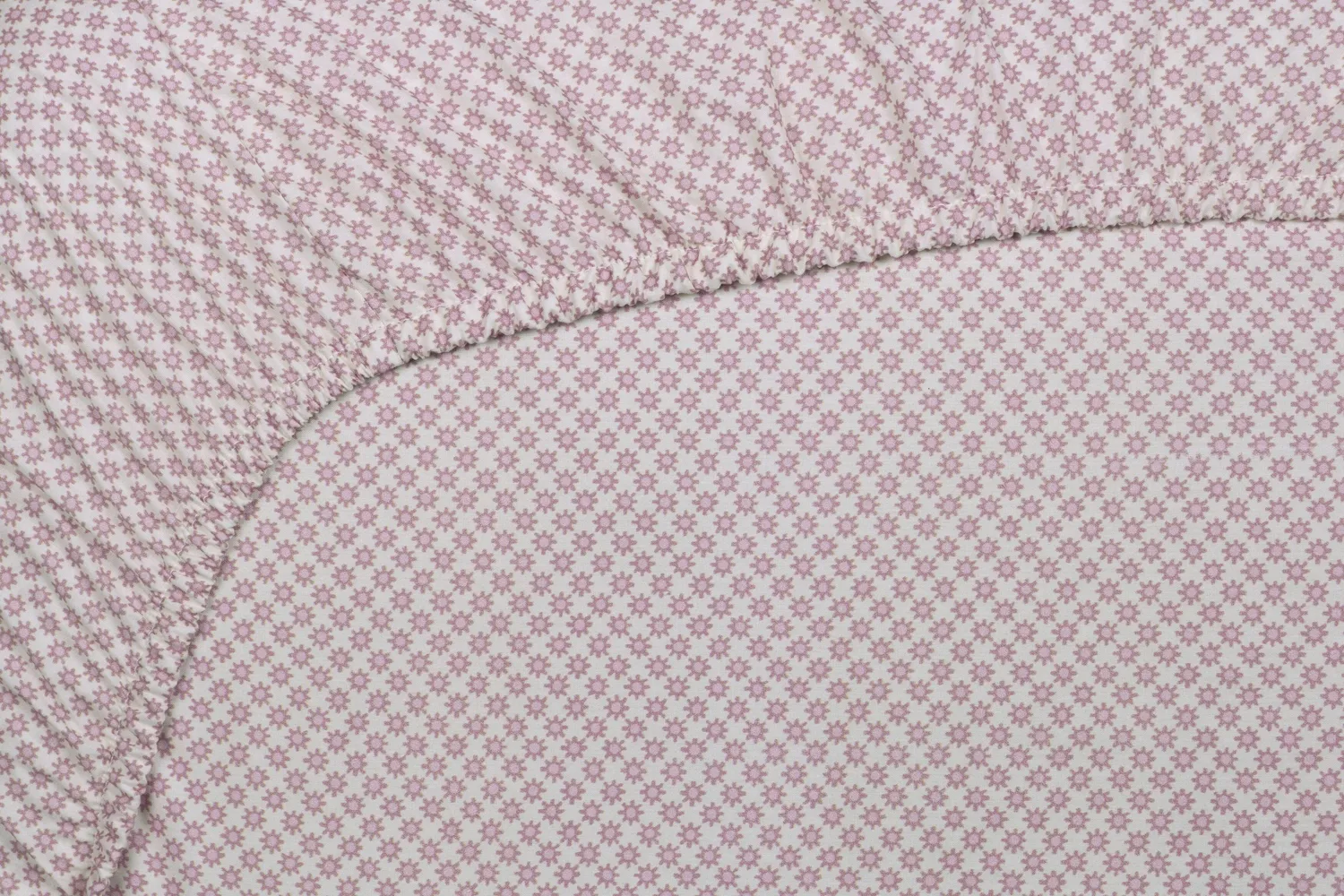 Pip Studio Twinkle Star laken 100x200 hvit rosa bomull