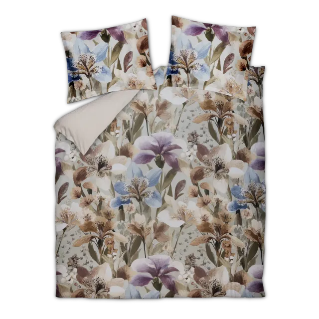 Vandyck Florelle dynetrekksett multi 140x200 bomullssateng