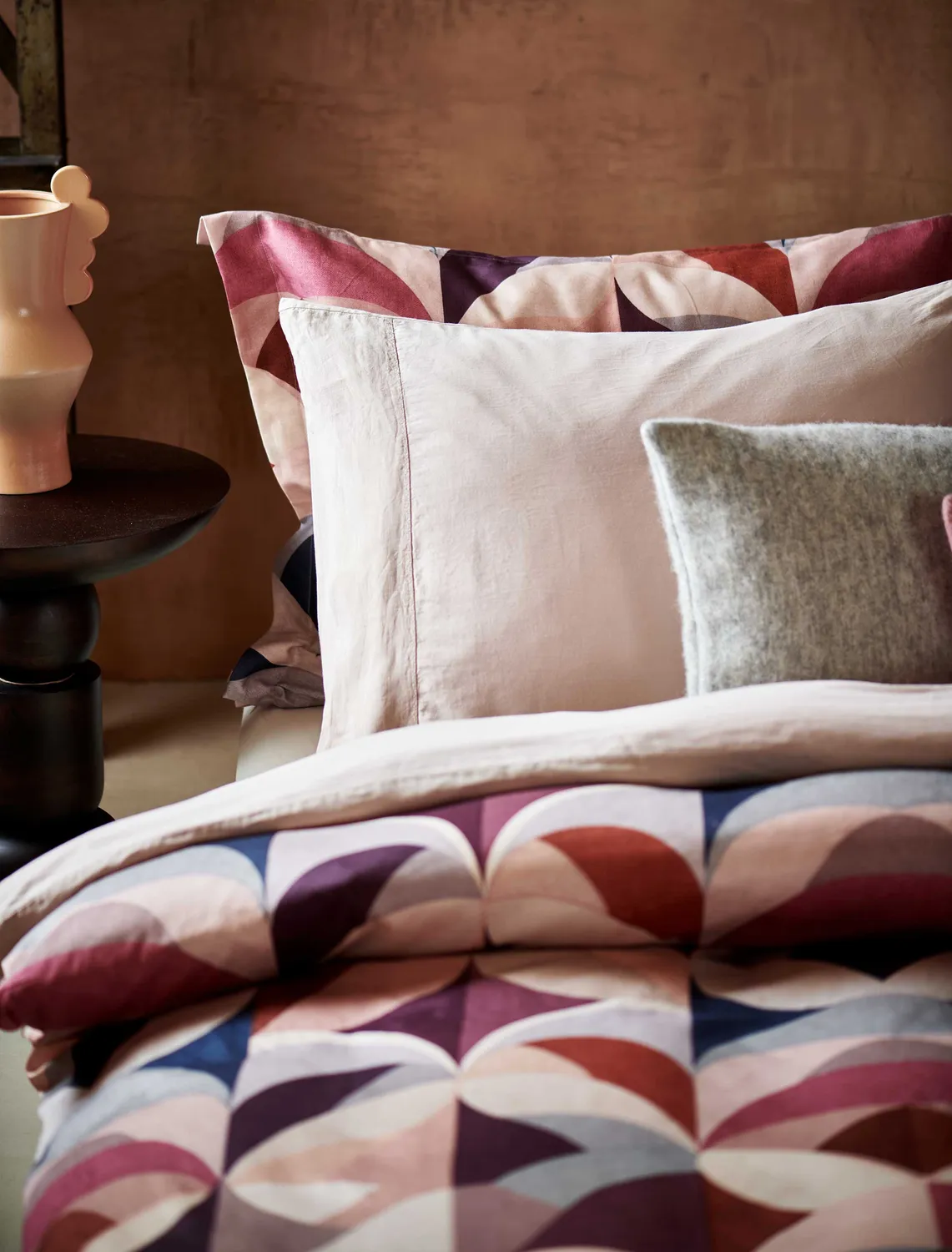 Vandyck Scarlet XL dynetrekksett 260x240 multi bomullssateng