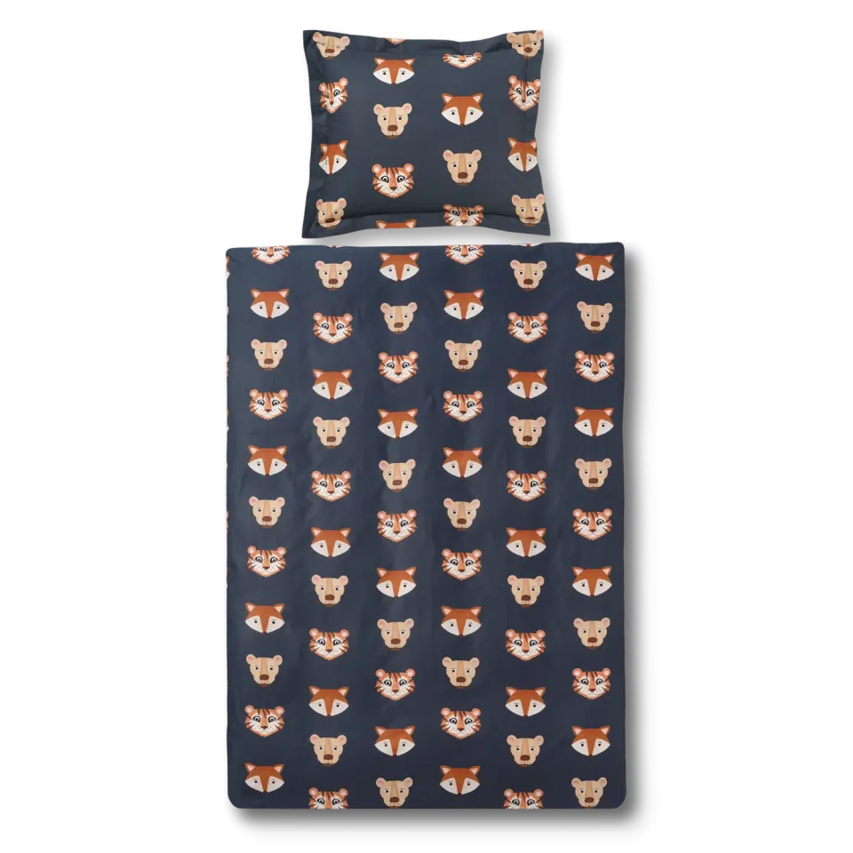 Vandyck Jungle Kids dynetrekk 120x150 jeans blue bomull
