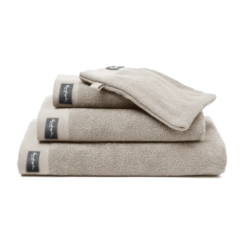 Vandyck Home Uni badelaken stone 90x180 bomull