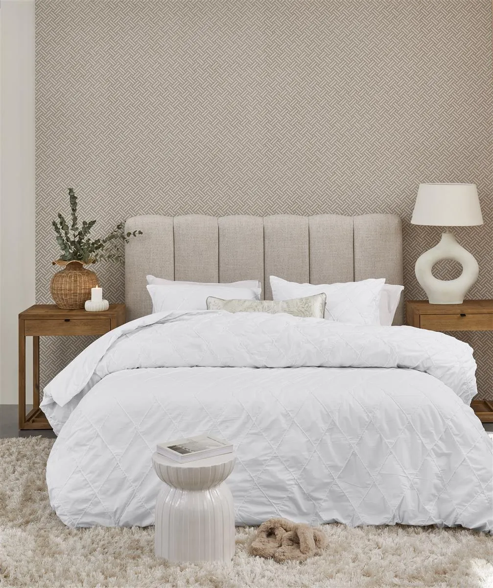 Riviera Maison Elegance putevar 60x70 hvit bomull
