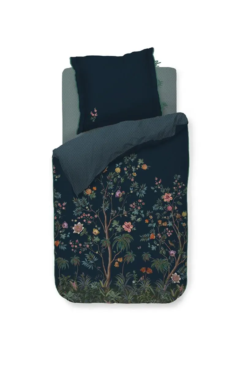 Pip Studio Il Paradiso dynetrekk 140x200 mørkeblå percale