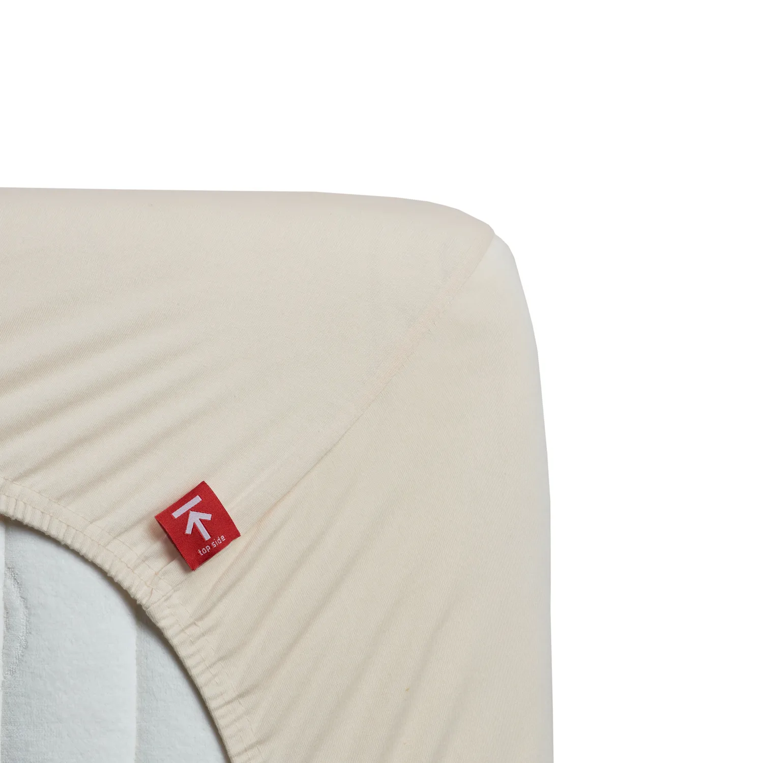 Beddinghouse Jersey Stretch topplaken 90x200 naturel