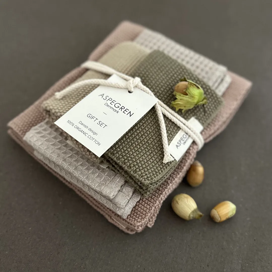 Aspegren Denmark Marzipan kjøkkensett 4 deler økologisk
