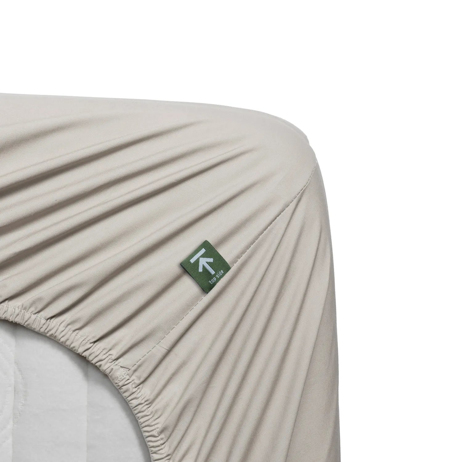 Beddinghouse Percale splittopplaken naturel 180x200 bomull