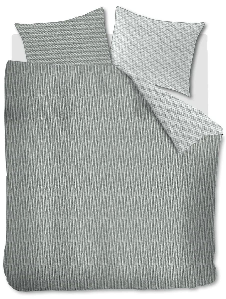 Riviera Maison Twisted dynetrekk grågrønn 200x200 cm