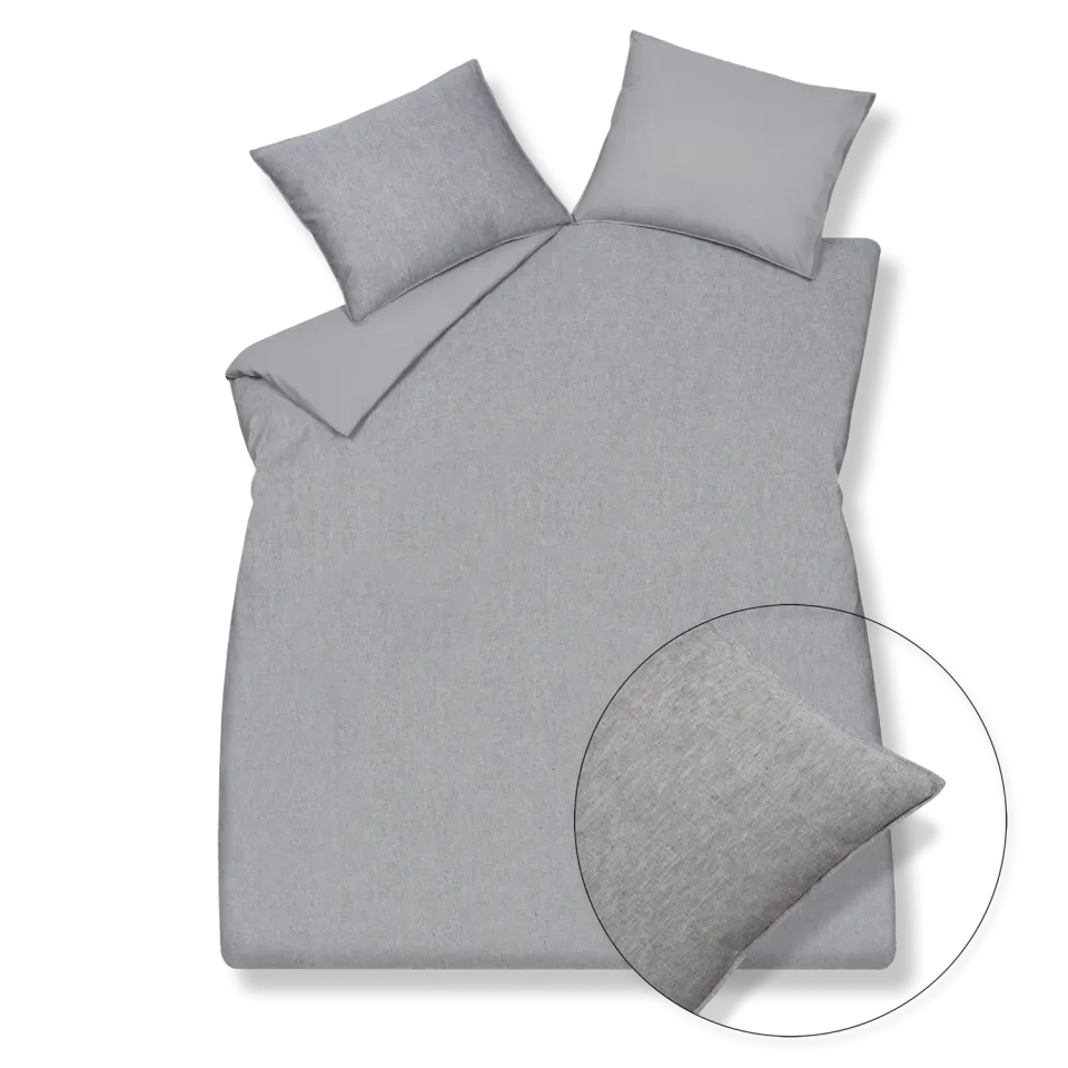 Vandyck Pure 29 dynetrekk 200x200/220 grått ensfarget