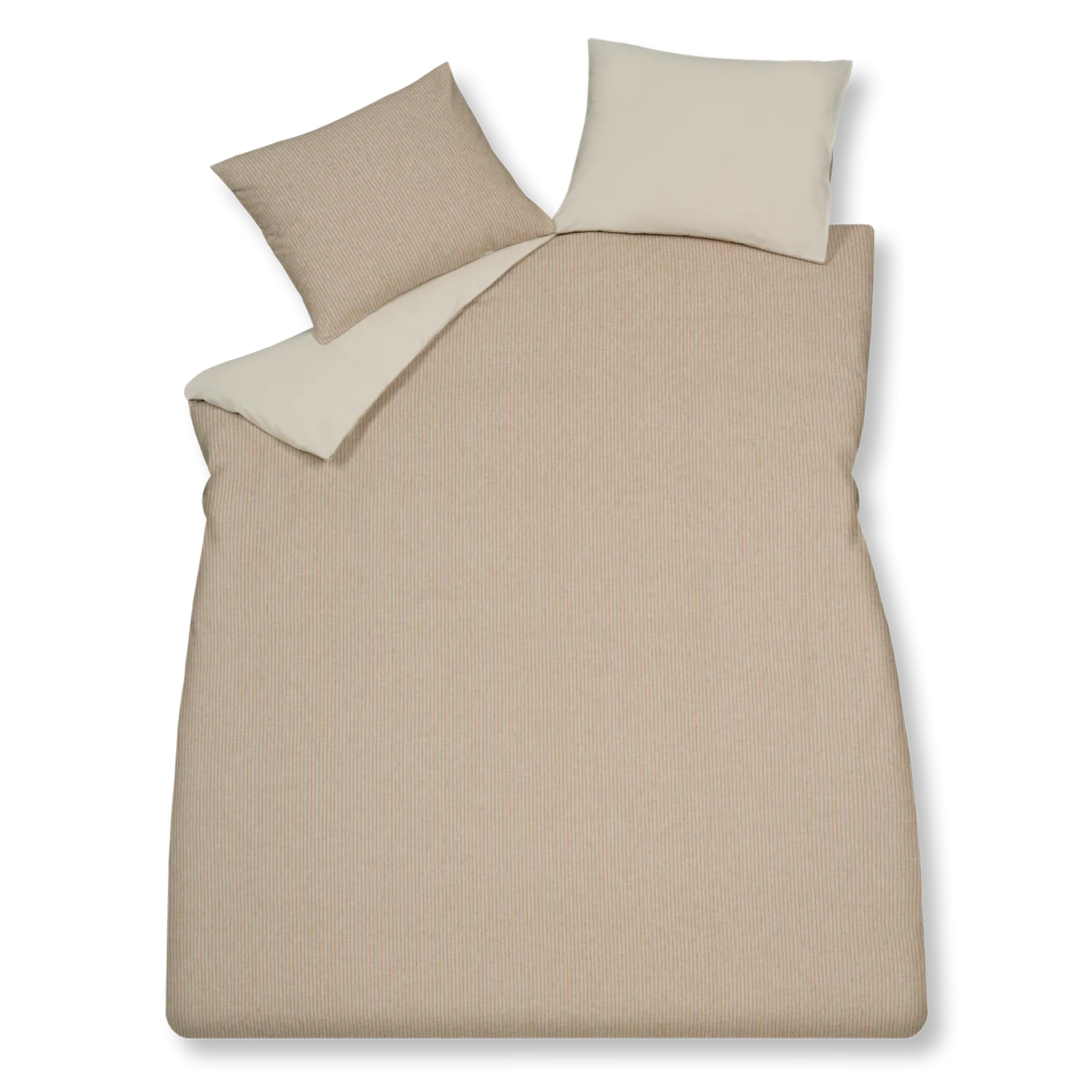 Vandyck Home Trento sengesett rusty brown flanell