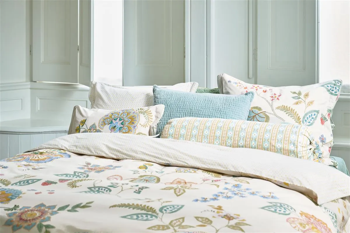Pip Studio Buenas Tardes dynetrekk 140x200 offwhite blomster