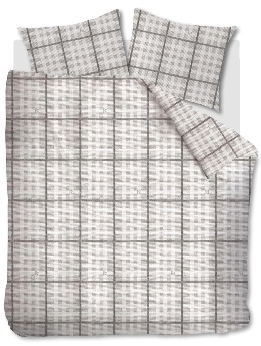 Riviera Maison Brody dynetrekk sand 140x200 flanell