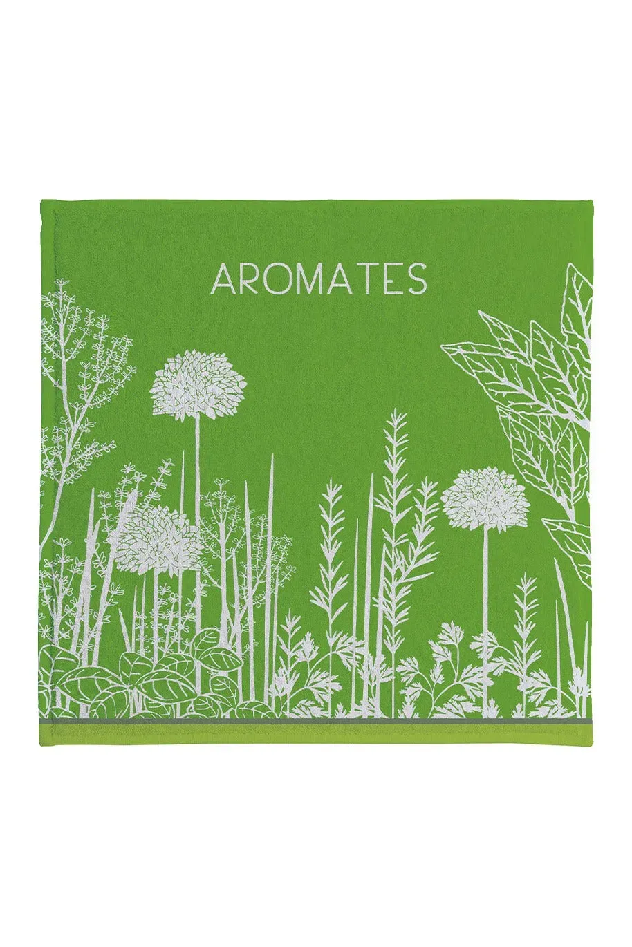 Coucke Garden Herbs håndkle grønn 50x50 bomull frotté