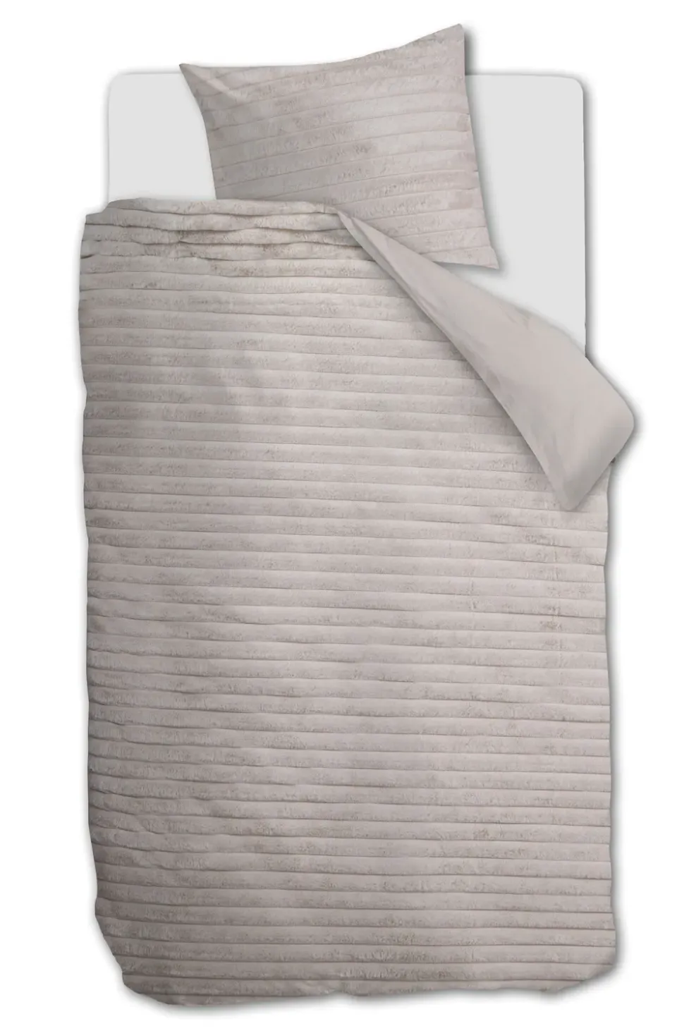 Rivièra Maison Furry Stripes putevar 60x70 gebroken hvit