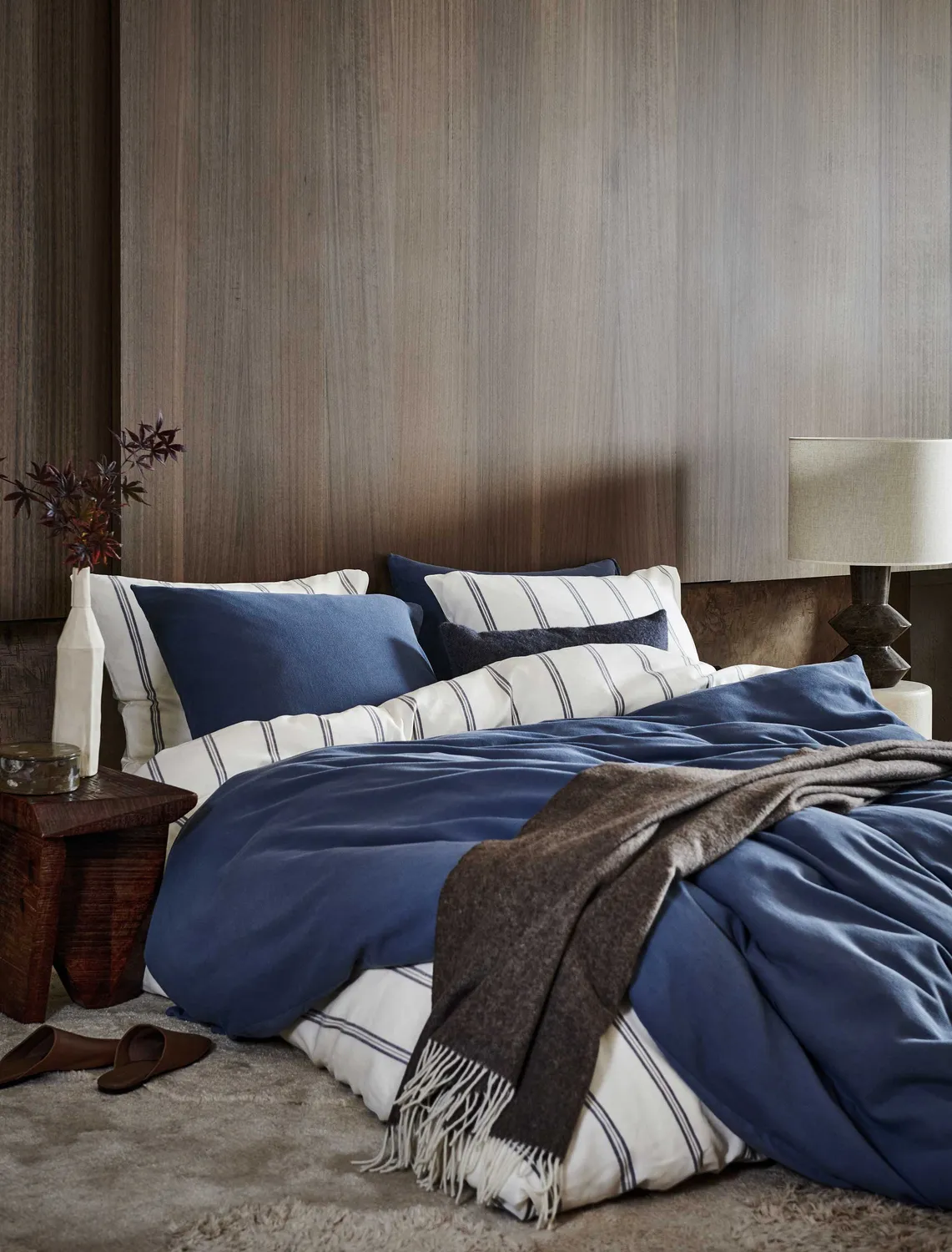 Vandyck Pure 96 dynetrekk 200x200 beige linblanding