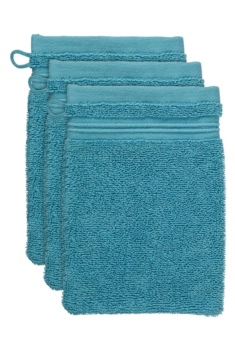 Beddinghouse Sheer gjestehåndkle 30x50 cm petrol 2-pk